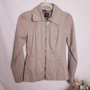 Authentic Armani Exchange Women's Tan Jacket Sz XS